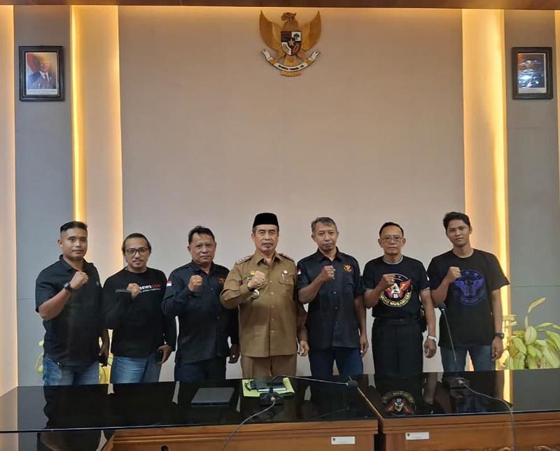 Ormas Squad Nusantara Audiensi dengan Bupati Madiun Bahas Penataan Kabel Semrawut